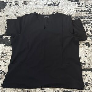 Black Women's  scrub Top